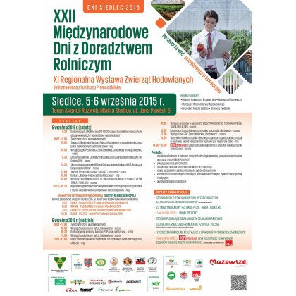 Wystawa maszyn rolniczych w Siedlcach 5 i 6 września 2015