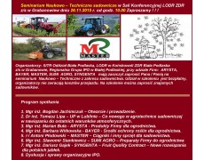 Seminarium Naukowo – Techniczne sadownicze w Sali Konferencyjnej LODR ZDR z/s w Grabanowie 26.11.2015 r. 